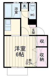 ユニメゾン湘南【2階】の間取り