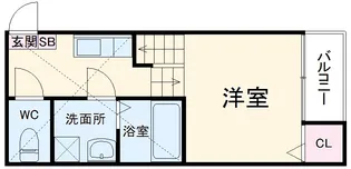 メゾン本千葉【2階】の間取り