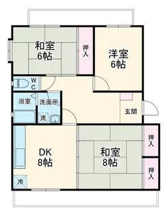 サンシャイン袖師【303号室】の間取り