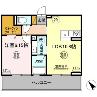 パーシモン【2階】の間取り