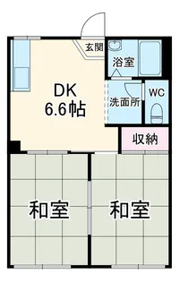 コーポエクセル【1階】の間取り