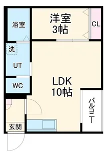 Warren hoshizakiⅠ【3階】の間取り