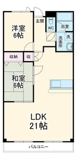 パールスクエア【3階】の間取り