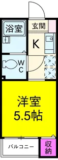 フォセット松戸・上本郷【1階】の間取り