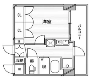スペーシア高円寺Ⅰ【5階】の間取り