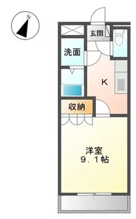 パークサイド・ヒロ【1階】の間取り