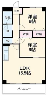 PeacH花の家【2階】の間取り