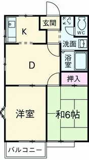 アゼリアガーデン【1階】の間取り