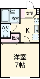 コーラルハイツ【1階】の間取り