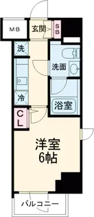 ベルシード立川【9階】の間取り