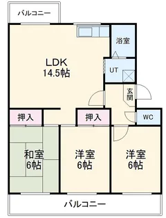 ファミール豊明【1B号室】の間取り