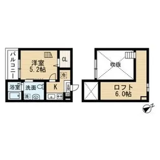 プレリュード左京山(プレリュードサキョウヤマ)【2階】の間取り