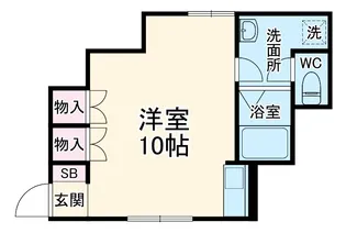 ソリティア所沢第1【203号室】の間取り