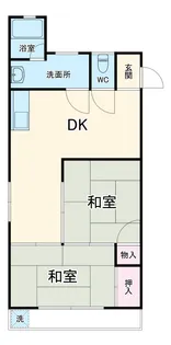 クロノス平塚北【2階】の間取り