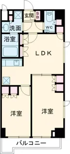 ルーブル五反野弐番館【3階】の間取り