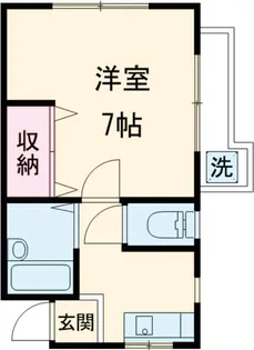 ポルテ駒沢【205号室】の間取り