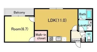 ジーメゾン千葉ウエスト【3階】の間取り