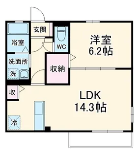 ペットケアビレッジ グリーンヒル【2階】の間取り