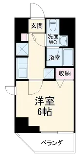 Log武蔵小杉【7階】の間取り