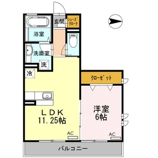 サンフレールC【3階】の間取り