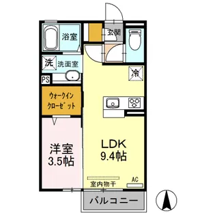 サンジョルディ フロール【2階】の間取り