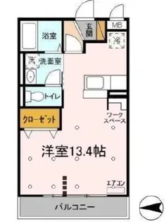 ハーベスト・コート【1階】の間取り