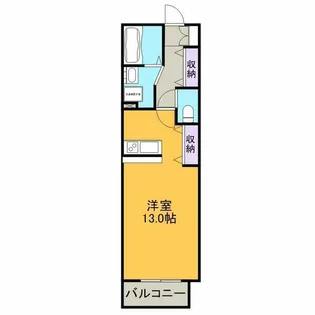 ルーセント【A3号室】の間取り