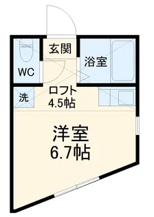 ユナイト大船ラ・ベル【2階】の間取り