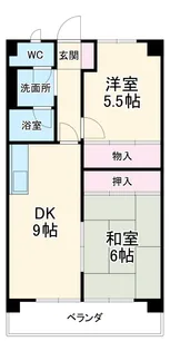 ホワイトピア【503号室】の間取り