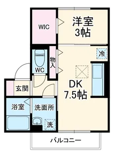 マ・シャンブル 片平【103号室】の間取り