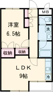 キャノン21【201号室】の間取り