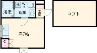 カルチェ・ラタン【1階】の間取り