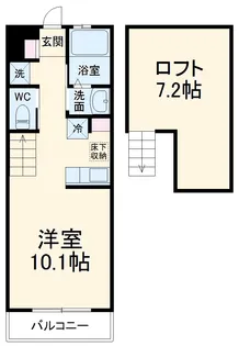 チェルシー舞浜【205号室】の間取り