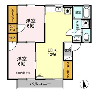 グレイスエステート B【1階】の間取り