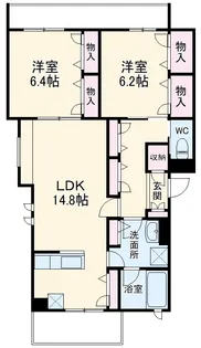 大倉山弐番館【2階】の間取り