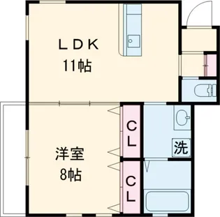 フィロメーナ【1階】の間取り