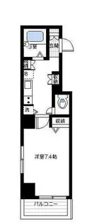 ブルームライフ横浜黄金町【403号室】の間取り
