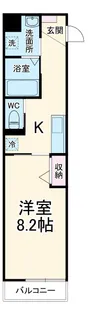 オイコス西天満【2階】の間取り