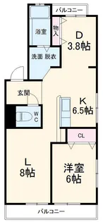 浦里第一マンション【1階】の間取り