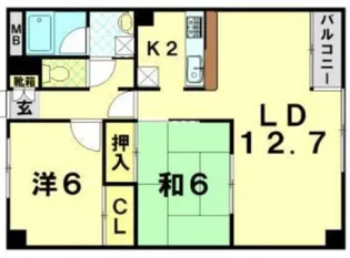 ヒルサイト.m【1階】の間取り