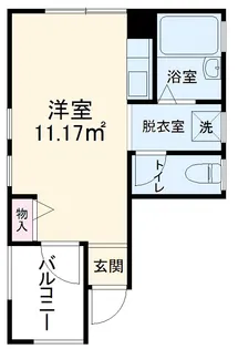 アオイハイツ【3階】の間取り
