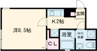 グランデュオ経堂X【1階】の間取り