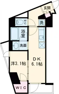 イプセ目黒中町【4階】の間取り