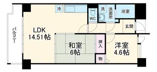 ヴィラ アルデール【2階】の間取り