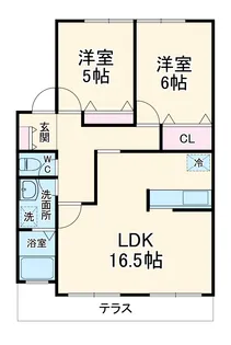 メゾンエムロード【103号室】の間取り