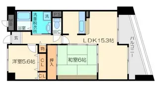 F's Fortress【5階】の間取り