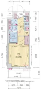 プレサンス東三国駅前グランクラス【3階】の間取り