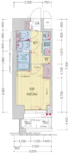 プレサンス東三国駅前グランクラス【6階】の間取り