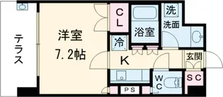 シーズンフラッツ高田馬場リバーサイドノース【1階】の間取り