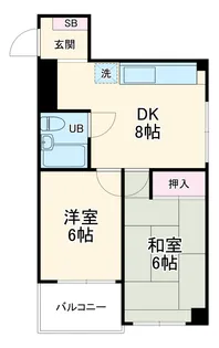グレイスきよしヶ丘【2階】の間取り